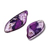 4Pcs Transparent Epoxy Resin Butterfly Wings Pendants RESI-C057-03C-2