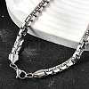 6MM 304 Stainless Steel Box Chain Necklaces for Men STAS-V011-01B-P-2