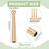  20Pcs Alloy Cord Ends FIND-NB0005-35G-2