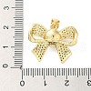 Brass Micro Pave Clear Cubic Zirconia Pendants FIND-Z041-04G-3