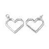Brass Micro Pave Cubic Zirconia Pendants KK-E068-VB181-1