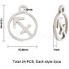 Unicraftale 316 Surgical Stainless Steel Charms STAS-UN0001-03P-2
