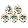 Alloy Enamel Pendants ENAM-T011-115-NR-1