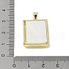 Brass Micro Pave Cubic Zirconia Pendants KK-E111-20G-3