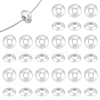 BENECREAT 30Pcs 925 Sterling Silver Spacer Beads STER-BC0001-89-1