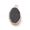 Natural Obsidian Pendants X-G-K333-01I-02-3