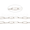 304 Stainless Steel Textured Paperclip Chains CHS-I009-01P-2