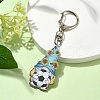 Halloween Acrylic Gnome Pendant Decoration HJEW-YW00031-04-1