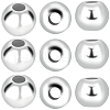 Beebeecraft 40Pcs 925 Sterling Silver Beads STER-BBC0002-04C-1