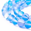Synthetic Moonstone Beads Strands G-E573-01B-19-4