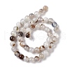 Natural Dendritic Agate Beads Strands X-G-C011-01B-3