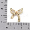 Brass Micro Pave Clear Cubic Zirconia Pendants KK-U008-01B-G-3