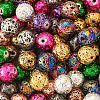 Craftdady 120Pcs 12 Style Electroplated Natural Lava Rock Beads Strands G-CD0001-01B-4