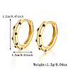 Elegant S925 Sterling Silver Hoop Earrings EH3926-3-2