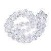 Electroplate Glass Beads Strands EGLA-N012-08O-2
