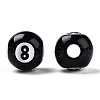 Spray Painted Acrylic Beads SACR-N009-05-2