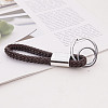 PU Imitation Leather Braided Cord OCOR-WH0101-27-5