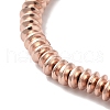 Electroplated Synthetic Non-magnetic Hematite Beads Strands G-I364-F01-RG-3