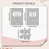 Butterfly Carbon Steel Cutting Dies Stencils DIY-WH0309-2572-2
