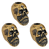 3Pcs Brass Beads KK-FG0001-18-1