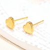 304 Stainless Steel Stud Earrings EJEW-P262-01G-5