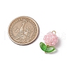 Glass Seed Beads Pendants PALLOY-MZ00592-03-2