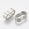 Tarnish Resistant 304 Stainless Steel Slide Charm STAS-T031-07-2