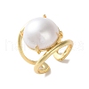 Rack Plating Brass Open Cuff Rings RJEW-M172-05G-5