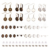 Fashewelry Brass Earring Finding Sets FIND-FW0001-19-2