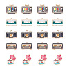 Craftdady 20Pcs 5 Style Zinc Alloy Enamel Pendants ENAM-CD0001-19-1