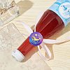 Brass Wax Seal Stamps with Wood Handle AJEW-WH0412-0100-3