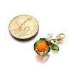 3Pcs Handmade Lampwork Fruits Pendant Decorations HJEW-TA00347-3