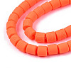 Handmade Polymer Clay Bead Strands X-CLAY-ZX006-01O-4