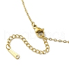 Brass Micro Pave Cubic Zirconia Pendant Necklaces NJEW-C039-04KCG-02-3