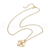 3Pcs 3 Styles 304 Stainless Steel Cuboid Link Chain Macrame Pouch Empty Stone Holder Necklace Making NJEW-JN05199-5