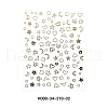 Metal Nail Decals Stickers MRMJ-R088-34-318-02-2