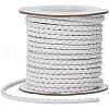 SUNNYCLUE 1 Roll 10M Round Braided Cowhide Cords WL-SC0001-03D-1