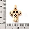 Brass Micro Pave Cubic Zirconia Pendants KK-C076-29T-G01-3
