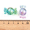 Gradient Color Transparent Acrylic Beads OACR-I015-55-3