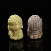 Dyed Natural Alashan Agate Carved Beads PW-WG6E4CD-01-4