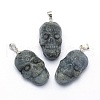 Natural Labradorite Pendants G-P393-A01-1