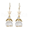 Angel Star Handmade Glass Seed Beads & Glass Dangle Earrings for Women EJEW-MZ00393-10-2