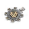 316 Surgical Stainless Steel Pendants STAS-D304-14AS-2