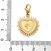304 Stainless Steel Enamel Pendant Decoration STAS-L283-41G-4