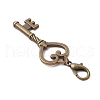 Alloy Key Pendants Decorations HJEW-JM03114-5