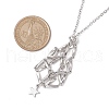 Non-Tarnish 3Pcs 3 Styles Star Moon Stainless Steel Braided Chain Macrame Pouch Empty Stone Holder Pendant Necklace Making NJEW-JN04956-02-3