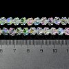Electroplate Glass Beads EGLA-L018-B-AB04-2