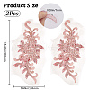 Flower Blossom Sequin Appliques DIY-WH0407-01-2
