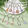 Animal Theme Resin Pendants Keychain KEYC-JKC00574-2