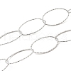 304 Stainless Steel Oval Link Chains CHS-C018-01A-P-1